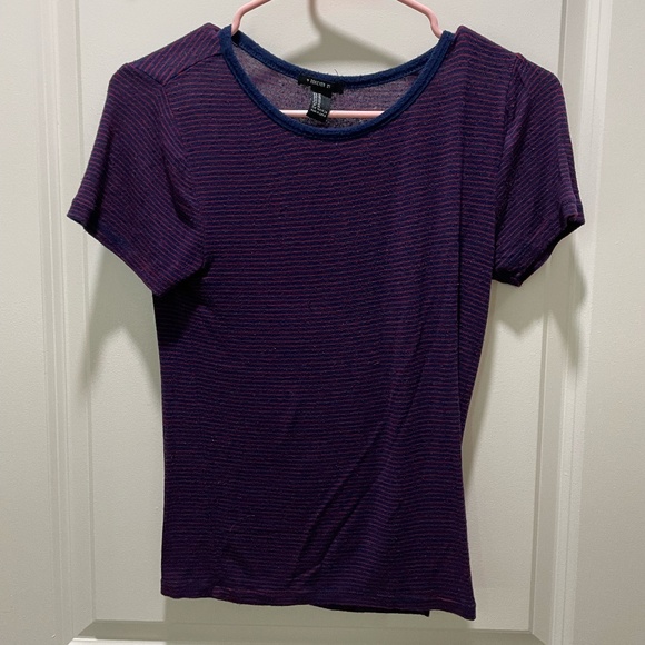 Forever 21 Tops - Red and blue striped women's top
